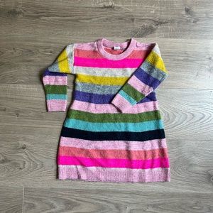 Gap girl’s rainbow sweater dress